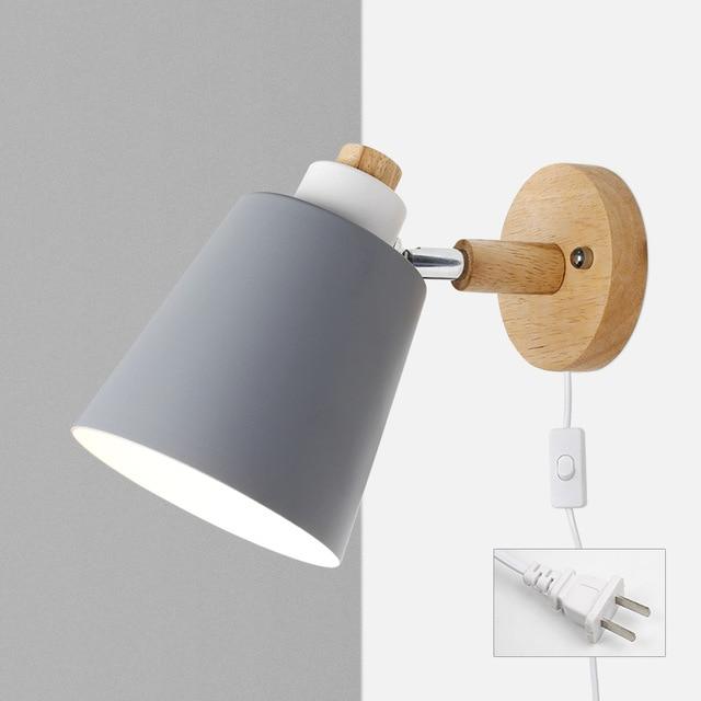 Rotating – Lampe de Lecture Murale avec Prise et Support Pivotant