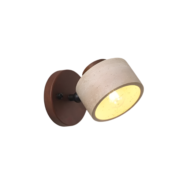 Applique Murale LED Minimaliste en Pierre Travertin