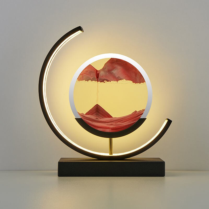 Sandlight | Lampe de Table Sable Mouvant | Design Unique et Apaisant