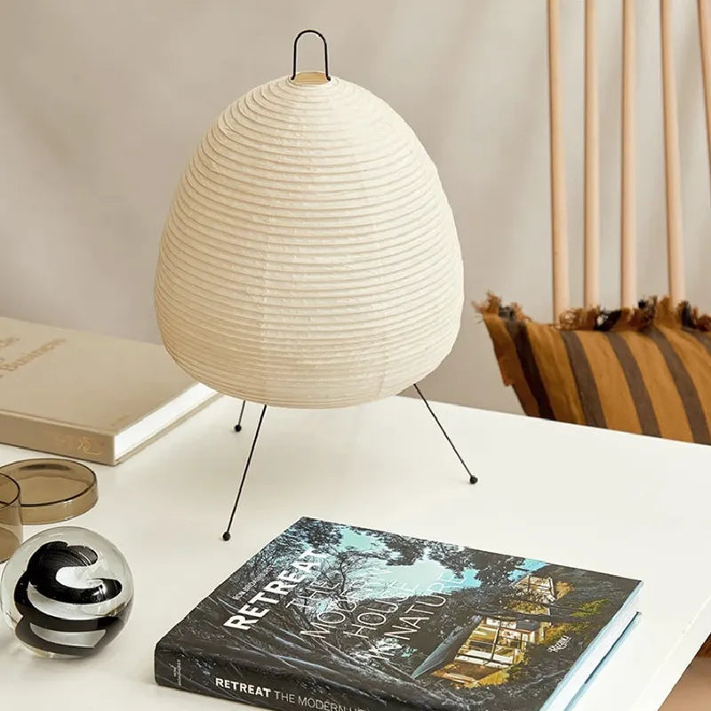 Lanterne Japonaise en Papier de Riz Wabi-Sabi – Élégance Minimaliste Inspirée du Japon