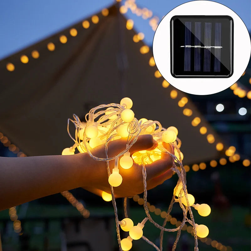 Guirlande Solaire LED Extérieure – Ambiance Lumineuse Éco-Responsable pour Vos Soirées en Plein Air