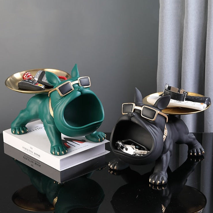 Panier de Rangement et Plateau Bodybuilder Bulldog | Design Original et Pratique