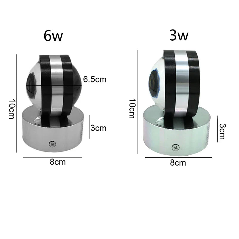 Applique Murale LED Cristal | Lampe Murale Up&Down pour Décoration de Maison et Salon