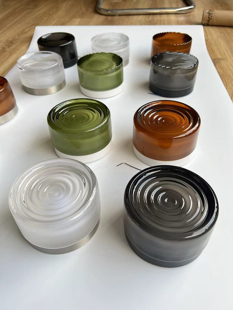 Applique Murale Ondulée en Verre Trempé – Résistante et Élégante pour l’Extérieur (IP65)