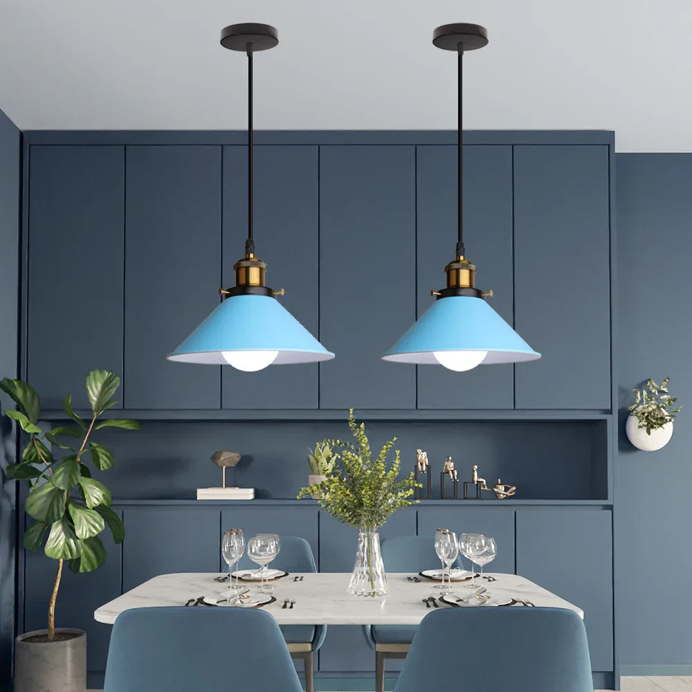 Lustre Vintage Loft | Lampe Plafonnier Industrielle à Suspension pour Éclairage Intérieur