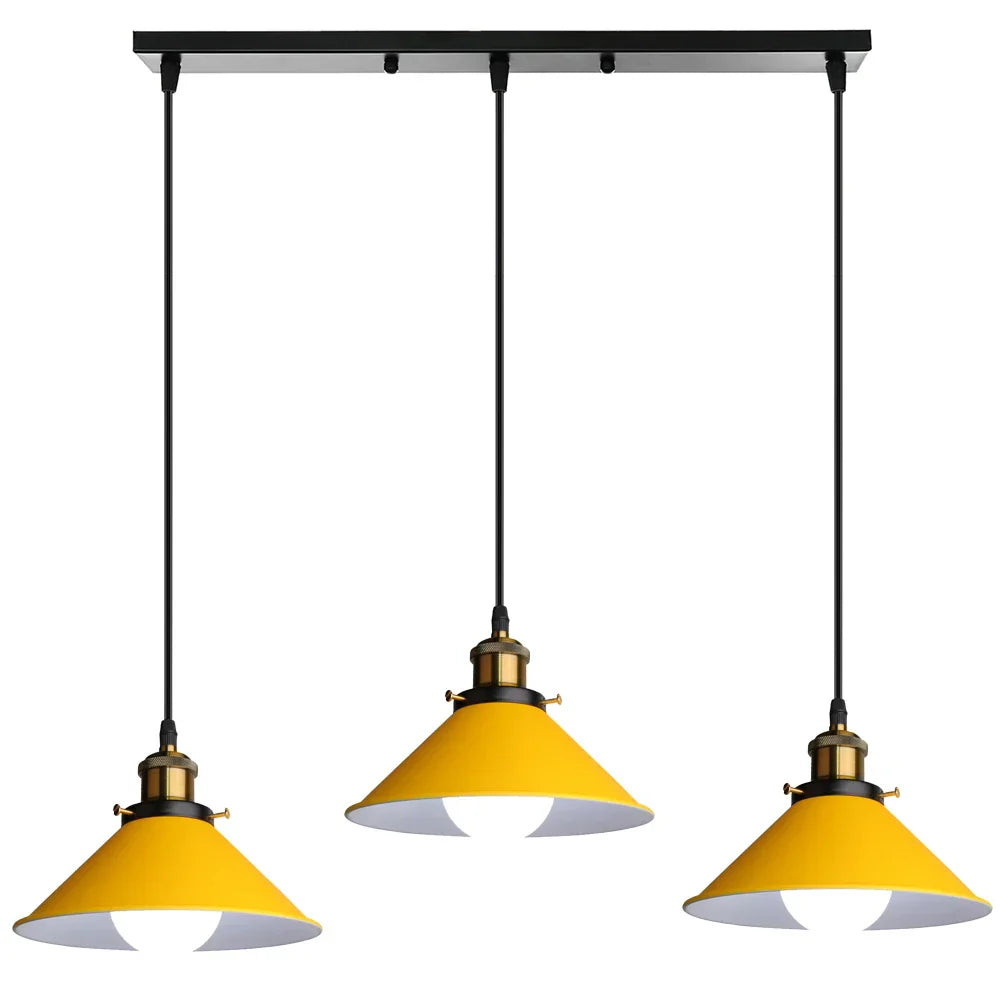 Lustre Vintage Loft | Lampe Plafonnier Industrielle à Suspension pour Éclairage Intérieur