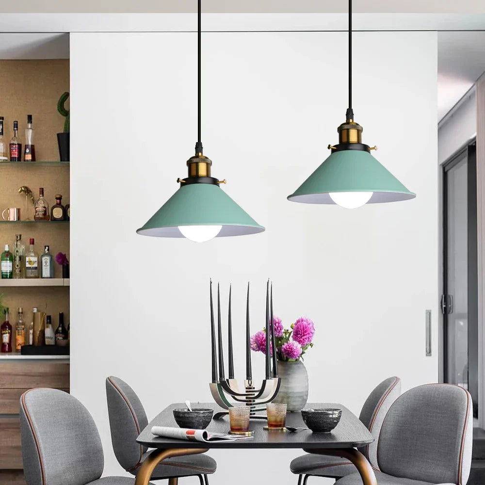 Lustre Vintage Loft | Lampe Plafonnier Industrielle à Suspension pour Éclairage Intérieur