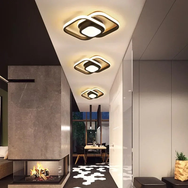 Lampe LED Moderne | Design Créatif à 2 Anneaux et Éclairage Stylé