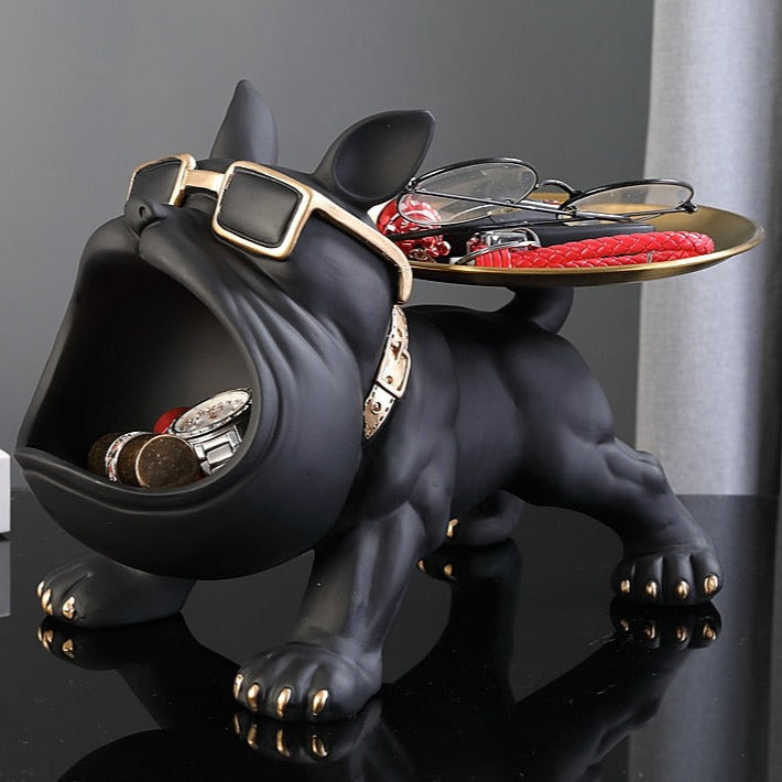 Panier de Rangement et Plateau Bodybuilder Bulldog | Design Original et Pratique