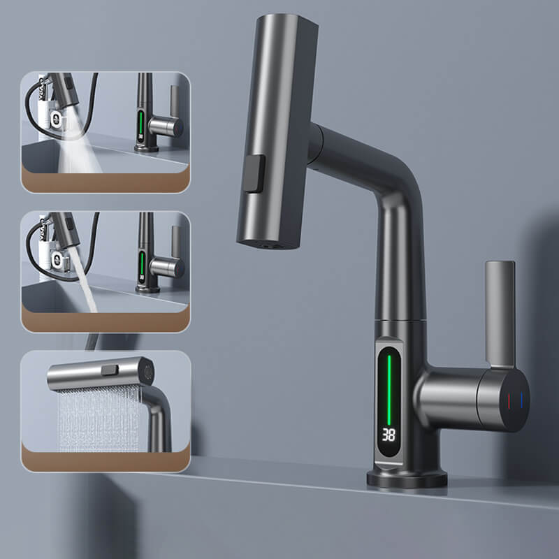 Robinet de Cuisine Flexible avec Indicateur de Température – Polyvalent, Économique et Facile à Installer