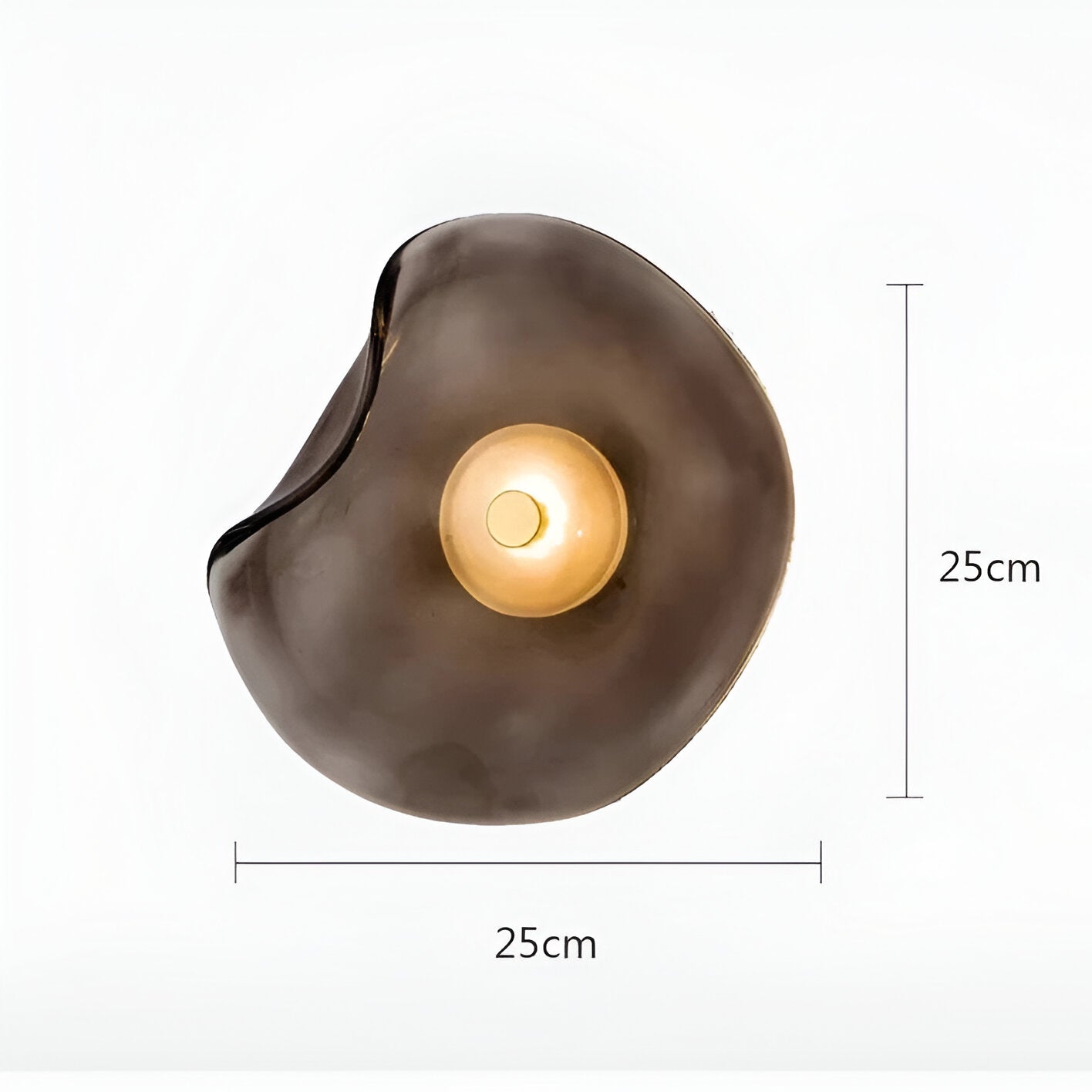 Lampe Murale Moderne en Verre Nordique Minimaliste avec LED