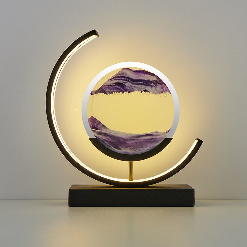 Sandlight | Lampe de Table Sable Mouvant | Design Unique et Apaisant