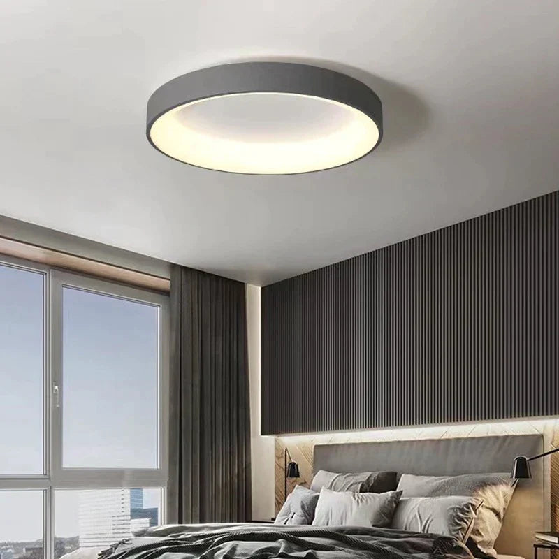 Plafonnier LED Nordique | Éclairage Moderne pour Salon, Chambre et Bureau