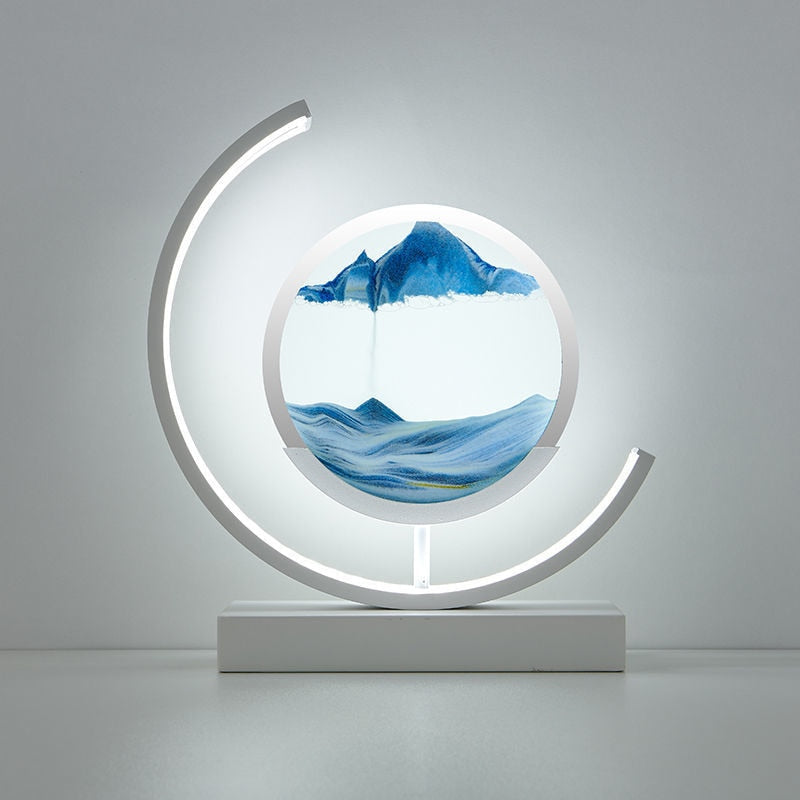 Sandlight | Lampe de Table Sable Mouvant | Design Unique et Apaisant