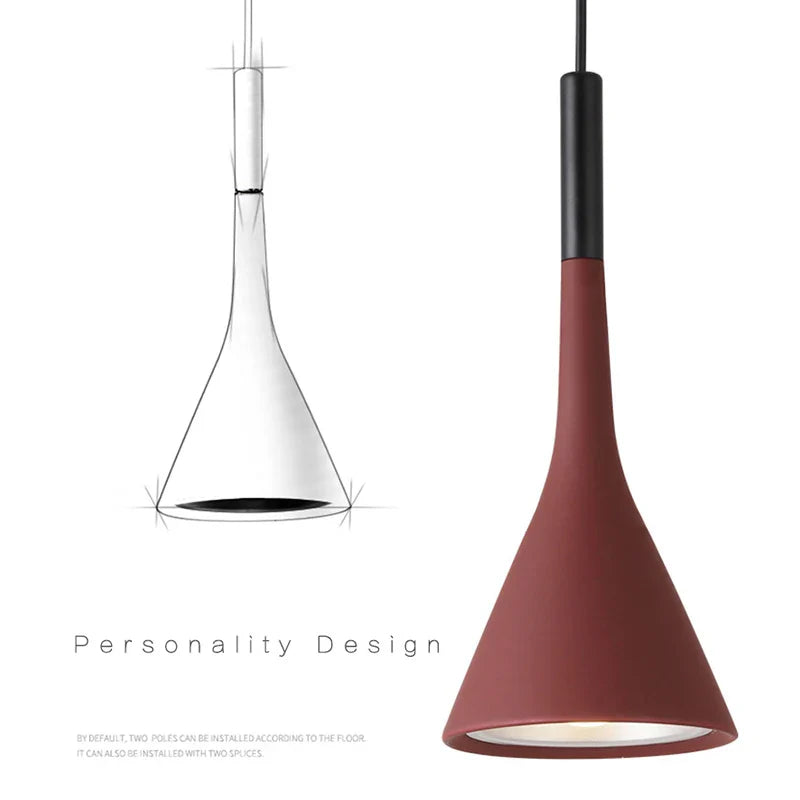 Suspension Nordique Moderne Multicolore