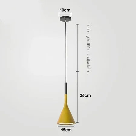 Suspension Nordique Moderne Multicolore