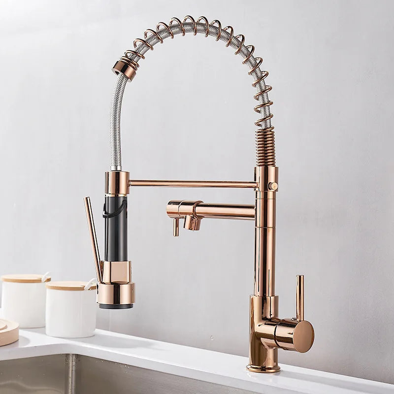 Robinet de Cuisine Design avec Double Bec – DualFlow Luxe