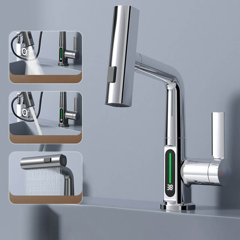 Robinet de Cuisine Flexible avec Indicateur de Température – Polyvalent, Économique et Facile à Installer