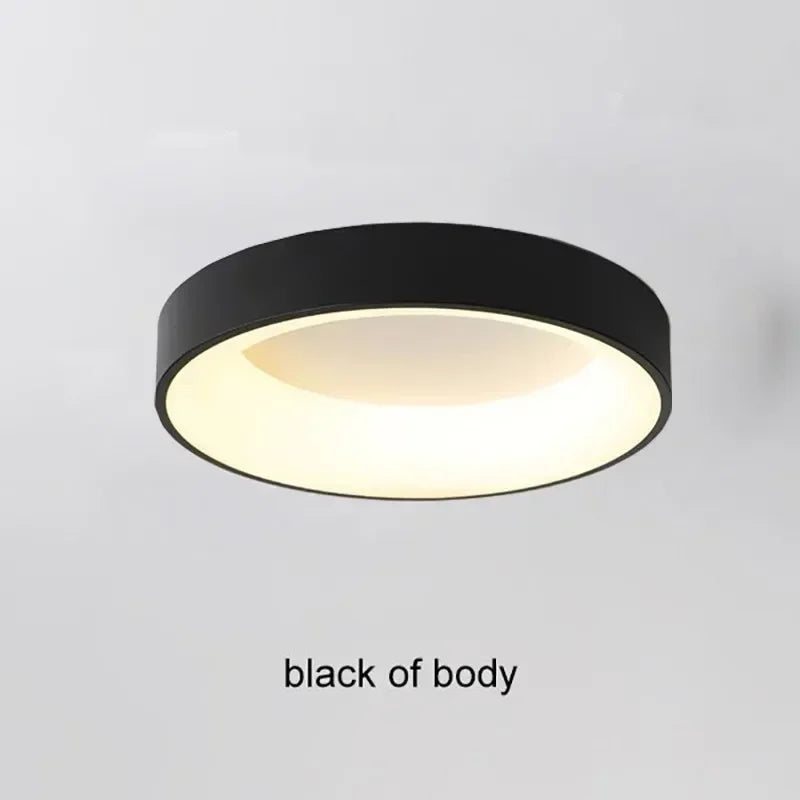 Plafonnier LED Nordique | Éclairage Moderne pour Salon, Chambre et Bureau