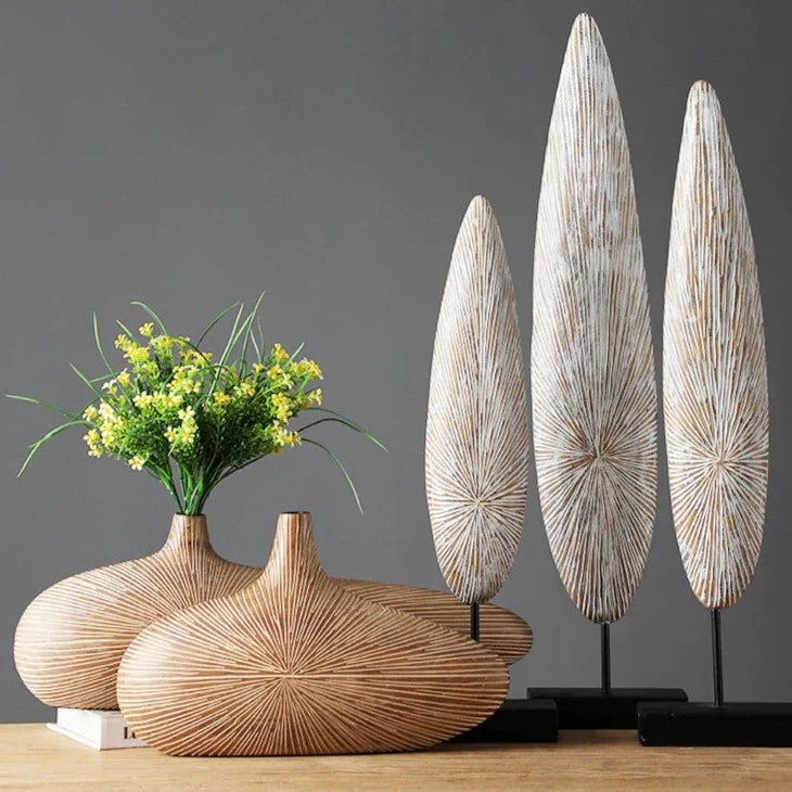 Vase Sculpté Sahara – Élégance texturée inspirée du désert
