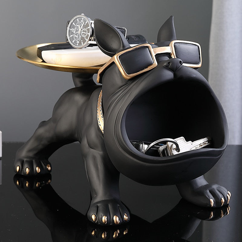 Panier de Rangement et Plateau Bodybuilder Bulldog | Design Original et Pratique