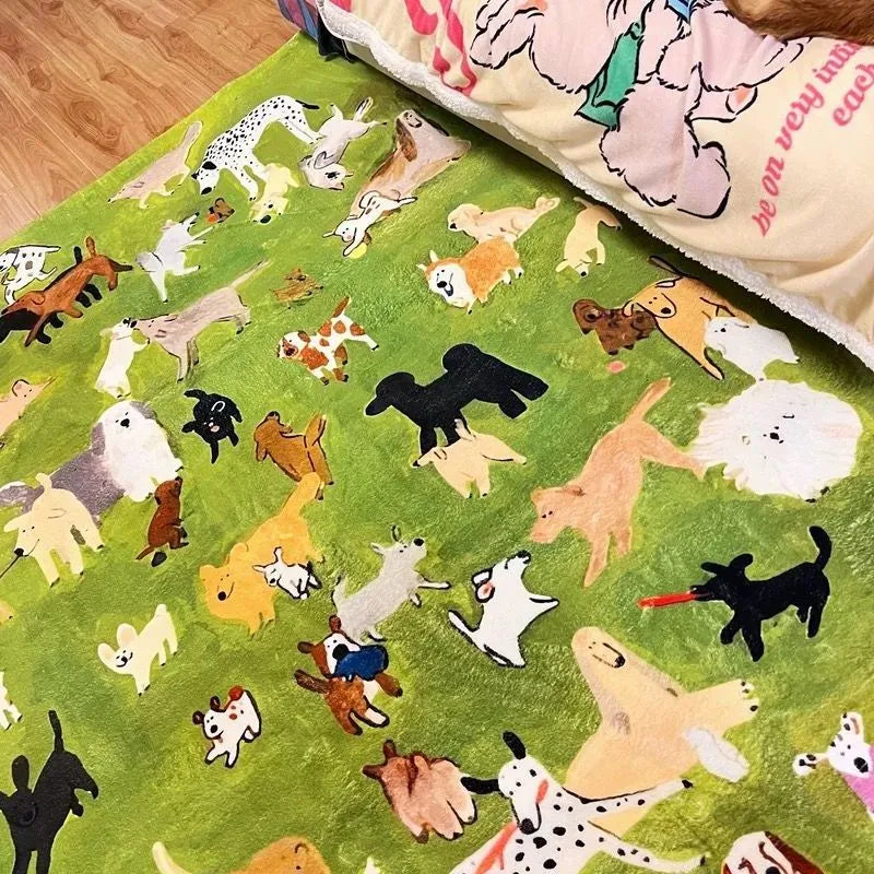 Tapis Journée au Parc Canin – Une touche ludique pour votre intérieur