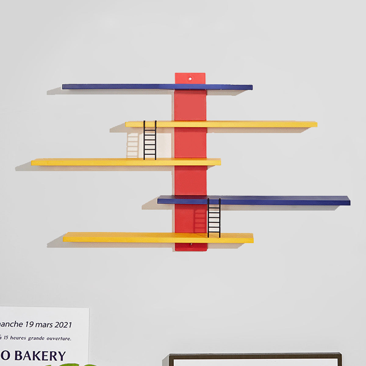 Étagère Murale au Design Arcade Rétro – Style Nostalgique et Fonctionnalité Réinventée