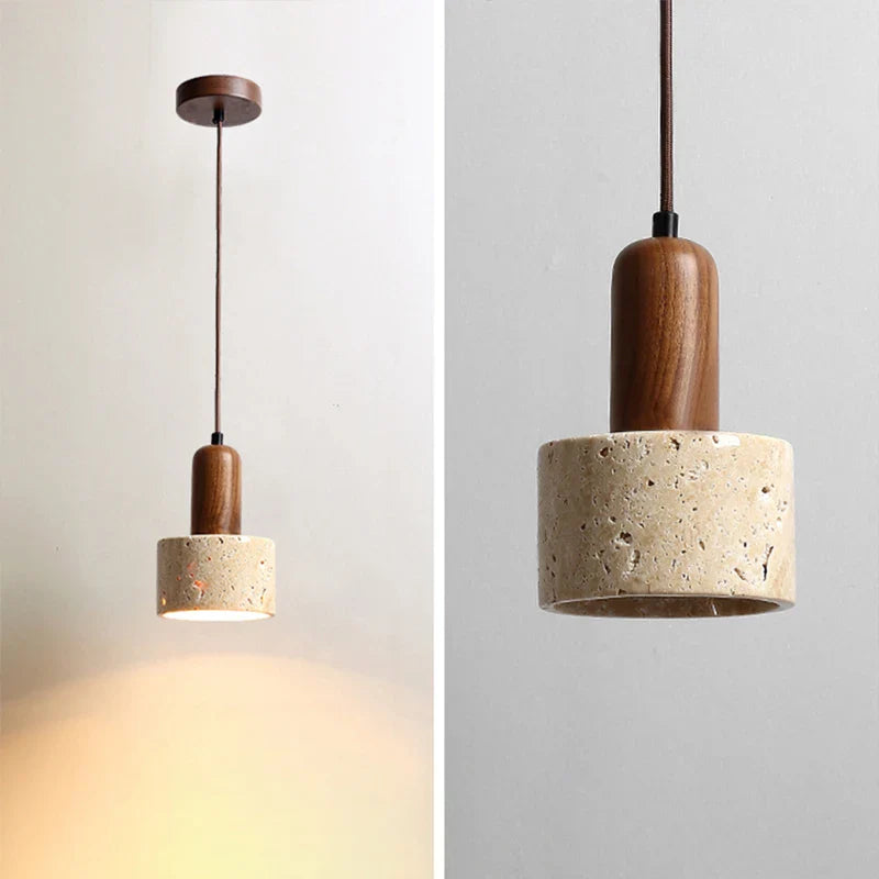 Suspension Élégante en Pierre Naturelle – Minimalisme et Raffinement Inspirés du Japon