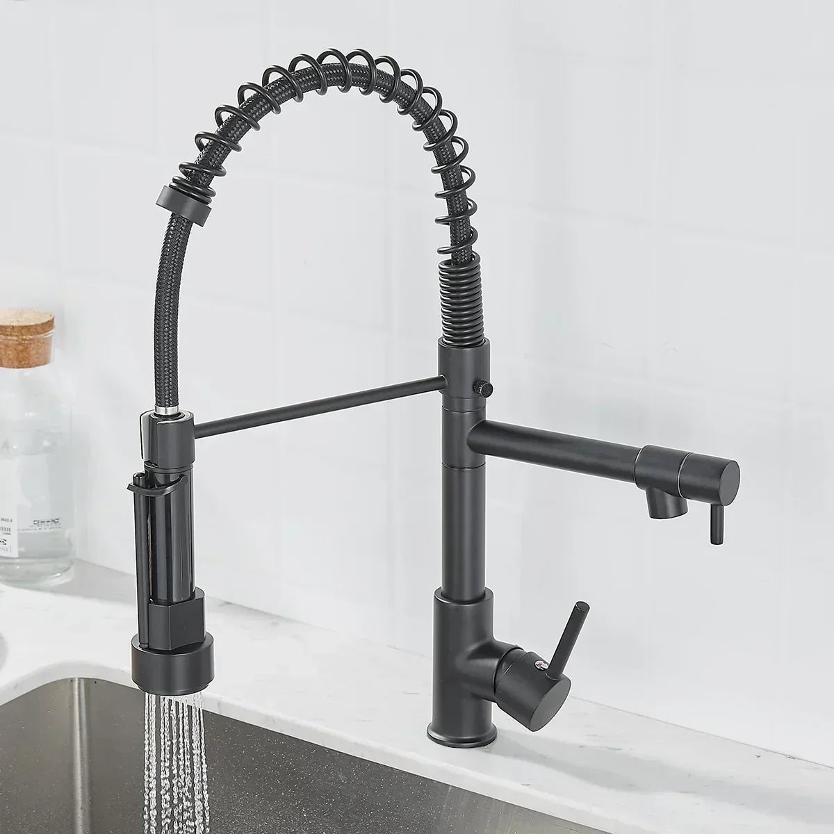 Robinet de Cuisine Design avec Double Bec – DualFlow Luxe