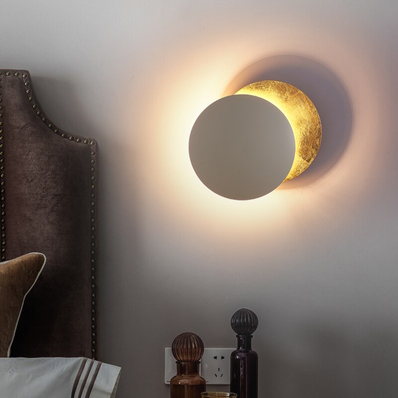 Applique Murale Éclipse LED, Disques Pivotants, 360°