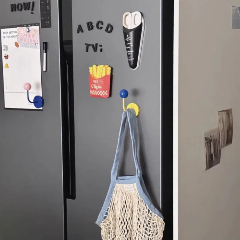Crochet Mural Magnétique Métal Rétro à Bille