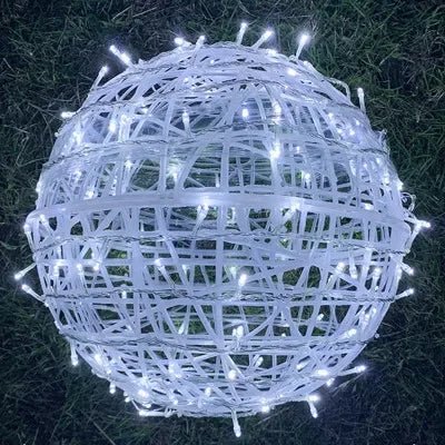 Boules Lumineuses LED Tressées Étanches – Déco Ambiance Intérieur & Extérieur