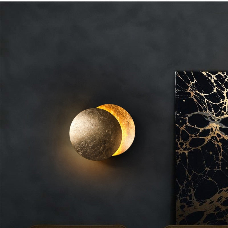 Applique Murale Éclipse LED, Disques Pivotants, 360°