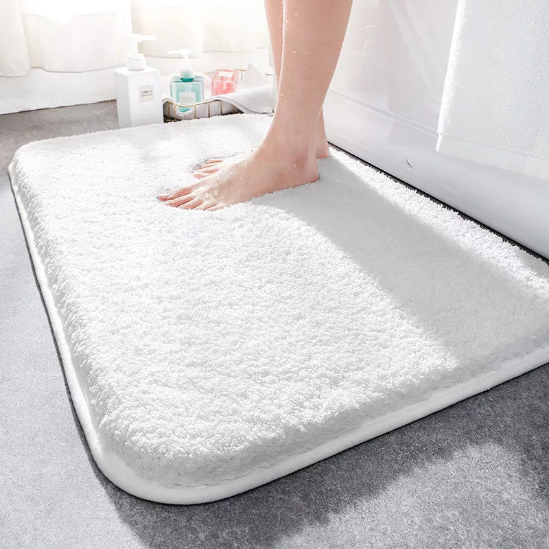 Tapis de Bain Ultra-Épais en Microfibre Antidérapant