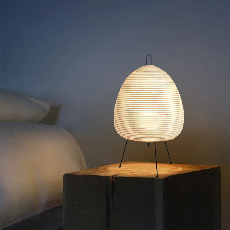 Lanterne Japonaise en Papier de Riz Wabi-Sabi – Élégance Minimaliste Inspirée du Japon