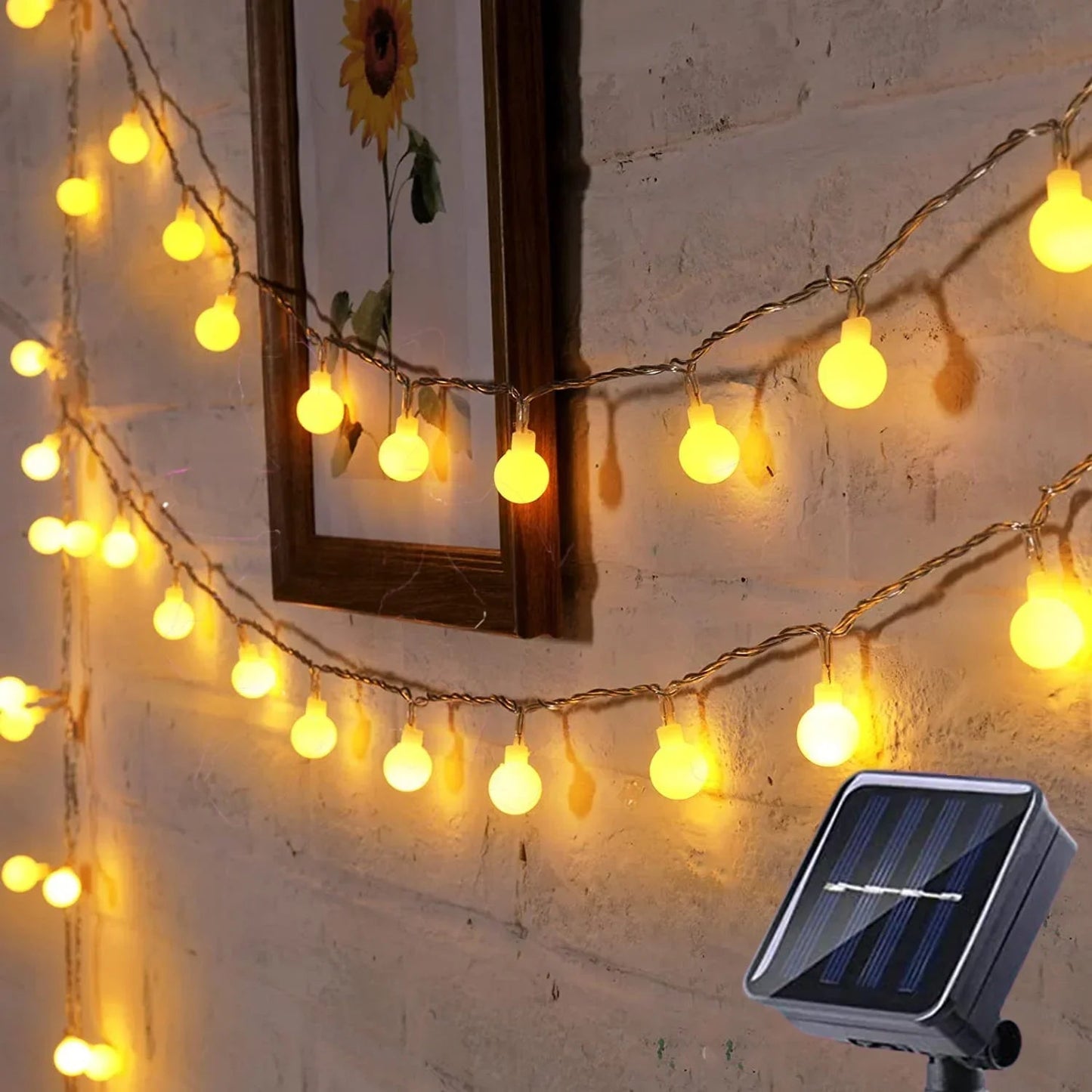 Guirlande Solaire LED Extérieure – Ambiance Lumineuse Éco-Responsable pour Vos Soirées en Plein Air