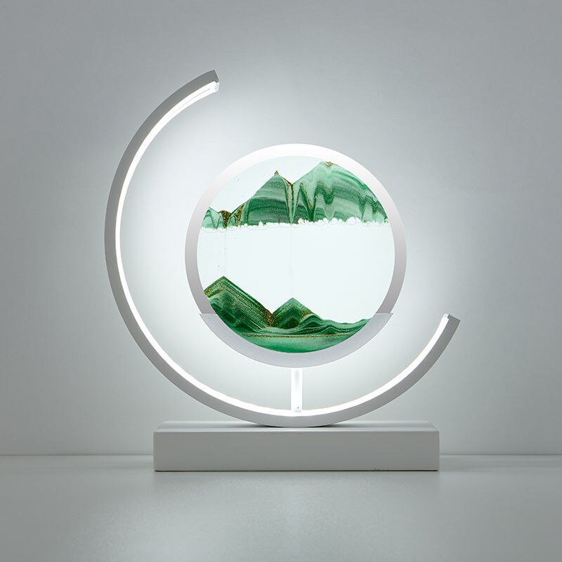 Sandlight | Lampe de Table Sable Mouvant | Design Unique et Apaisant