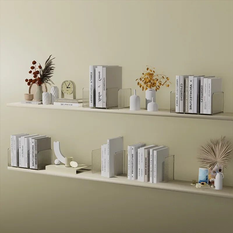 Range-Livres Transparent Design – Support de Rangement PET