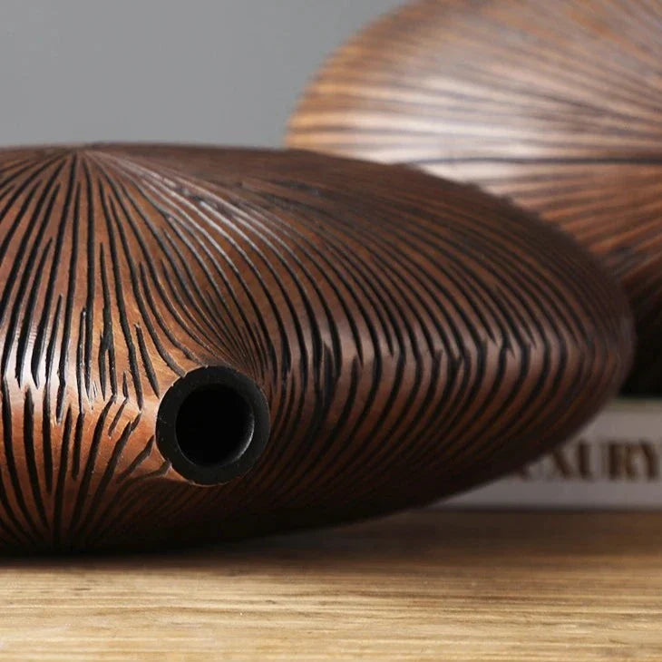 Vase Sculpté Sahara – Élégance texturée inspirée du désert