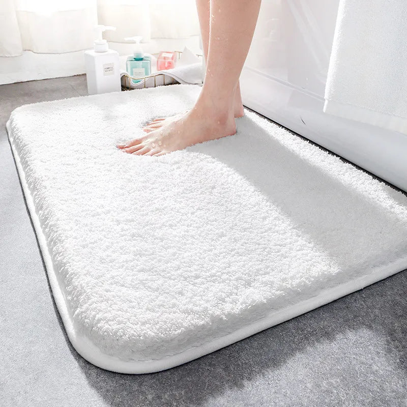 Tapis de Bain Ultra-Épais en Microfibre Antidérapant