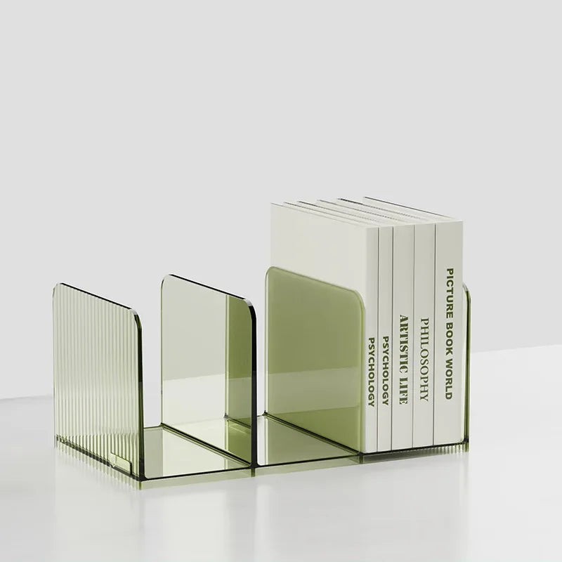 Range-Livres Transparent Design – Support de Rangement PET