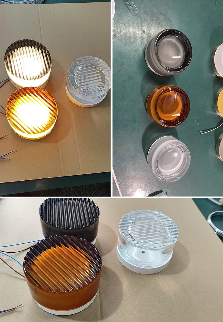 Applique Murale Ondulée en Verre Trempé – Résistante et Élégante pour l’Extérieur (IP65)
