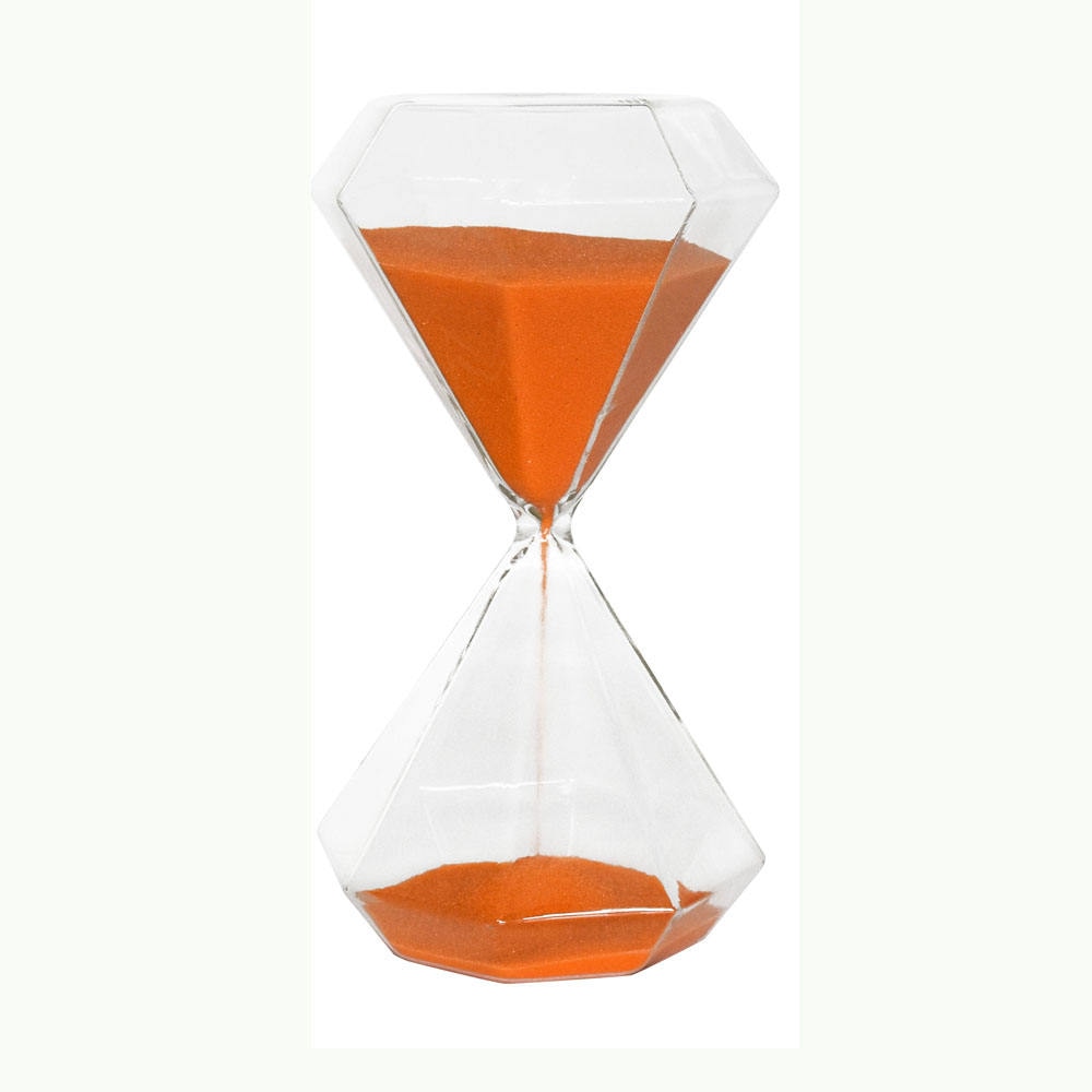 Sablier Diamant en Verre – Minuteur Design 5/15/30/60 Min, Déco Maison & Cadeau Original