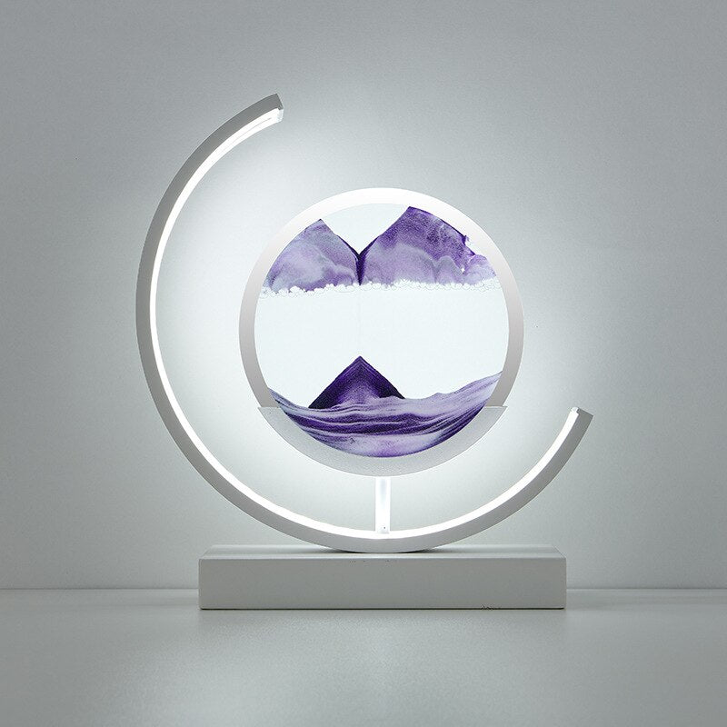 Sandlight | Lampe de Table Sable Mouvant | Design Unique et Apaisant
