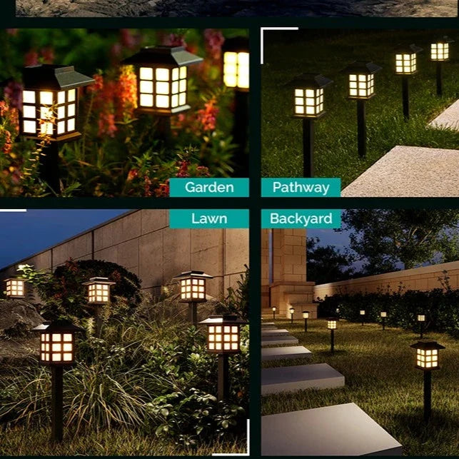 Lanterne Solaire LED pour Allée – Illuminez Vos Extérieurs de Manière Écologique