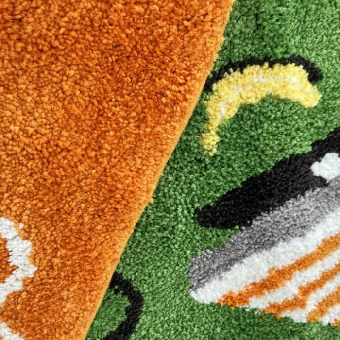 Tapis de Bain Piscine Fait Main – Douceur Ludique et Design Unique