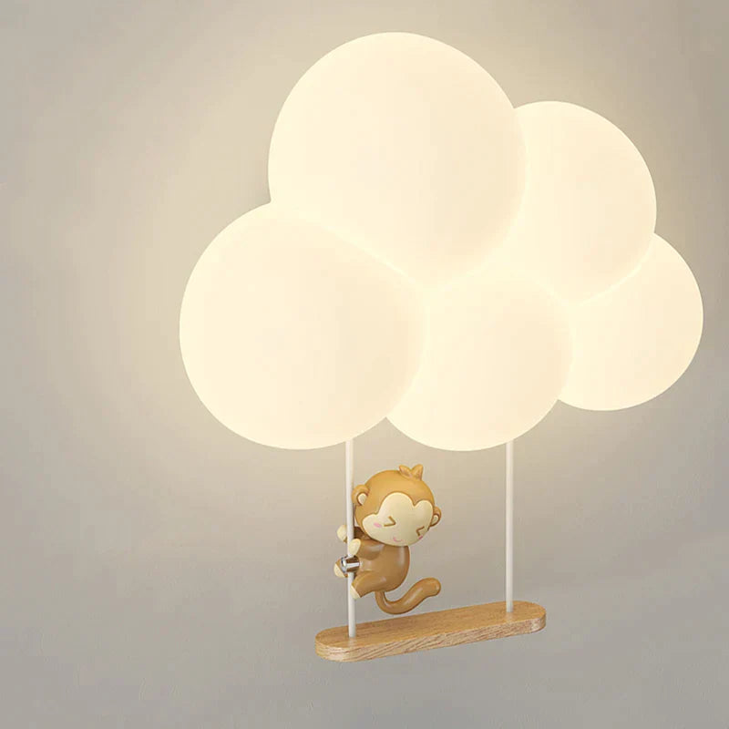 Lampe Murale Nuage Cartoon | Applique Mignonne pour Chambre d'Enfant et Chambre de Bébé