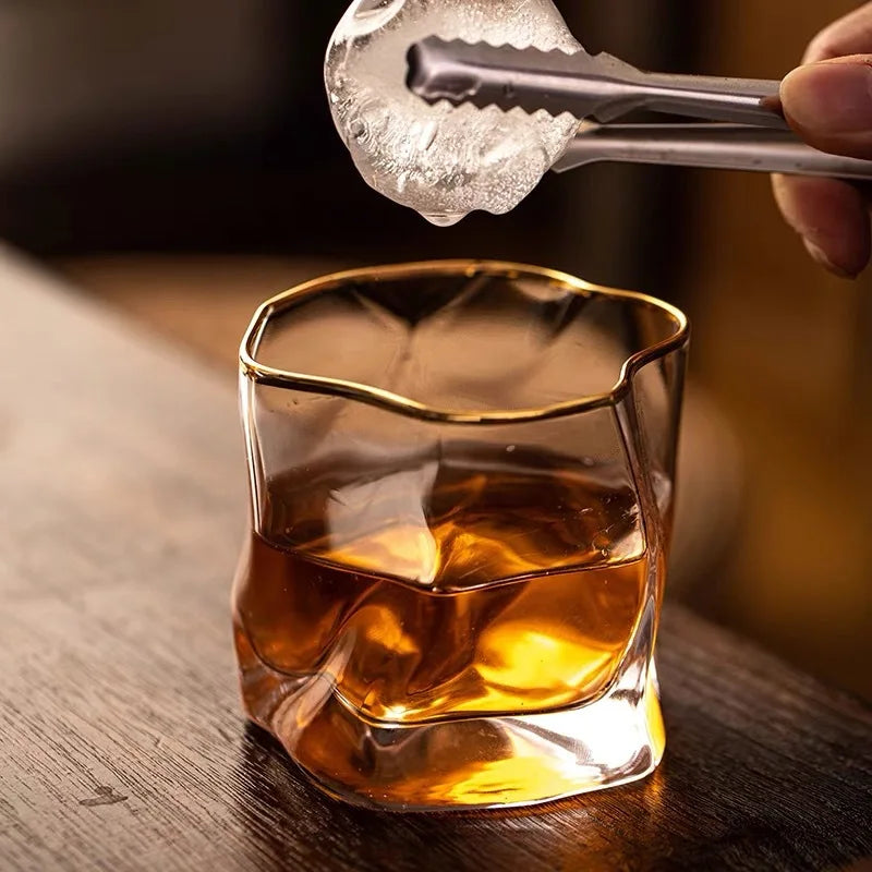 Verre à Whisky Texturé 300ml, Design Élégant