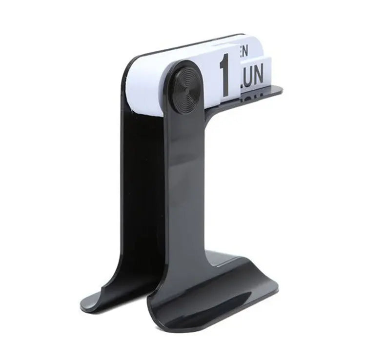 Calendrier de Bureau Minimaliste Noir – Élégance Moderne et Fonctionnelle