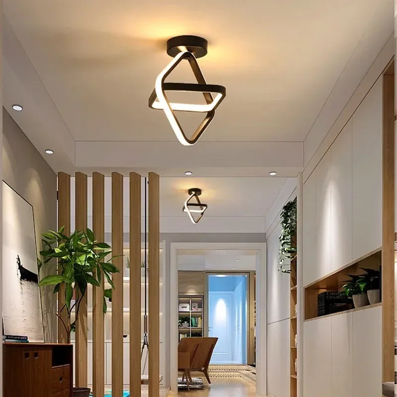 Lampe LED Moderne | Design Créatif à 2 Anneaux et Éclairage Stylé